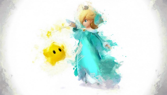 Rosalina and Luma from Super Mario