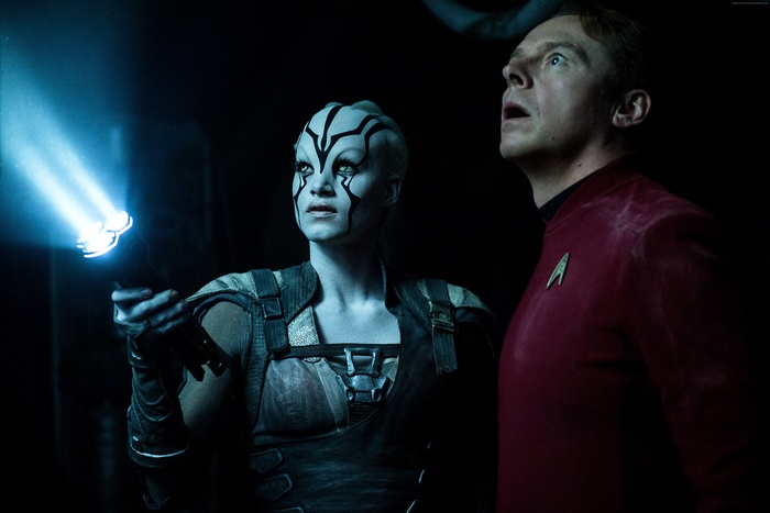 Jaylah and Scotty from Star Trek Beyond