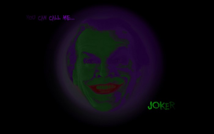 Joker from Batman with text