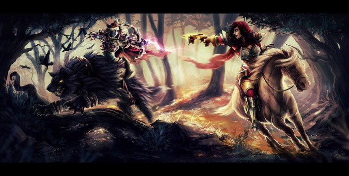 Sylvanas Windrunner and Valla from Heroes of the Storm