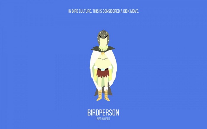 Birdperson from Rick and Morty