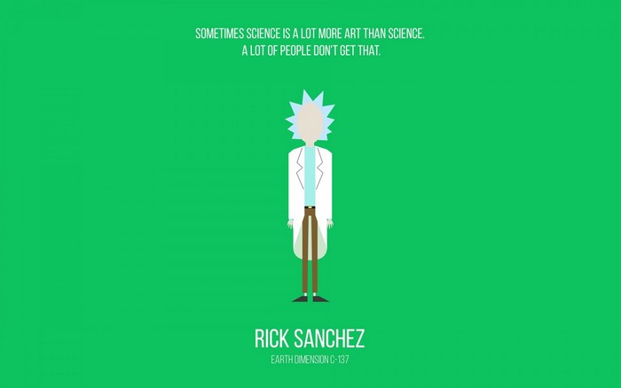 Rick Sanchez from Rick and Morty