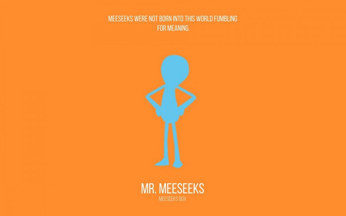 Mr. Meeseeks from Rick and Morty