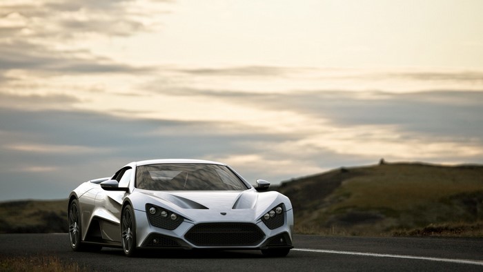 Zenvo ST1 sports car on a road