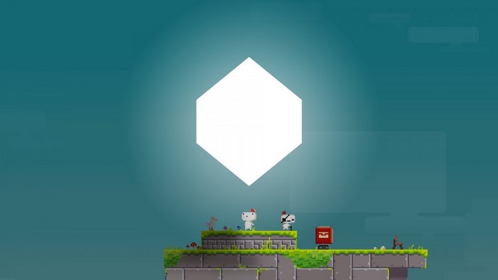Fez screenshot with Gomez and friends