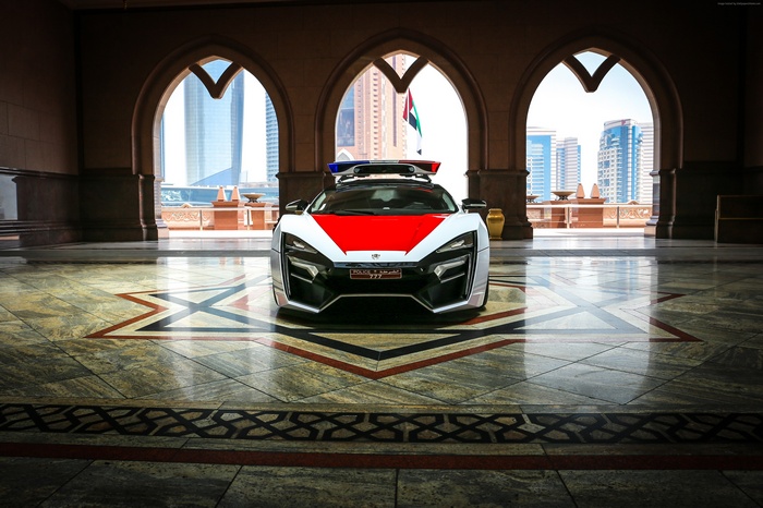 Lykan Hypersport Police Car in Abu Dhabi