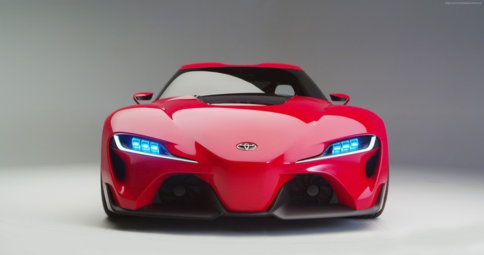 Red Toyota FT-1 Concept Car