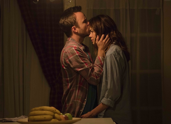 Aaron Paul and Michelle Monaghan from The Path