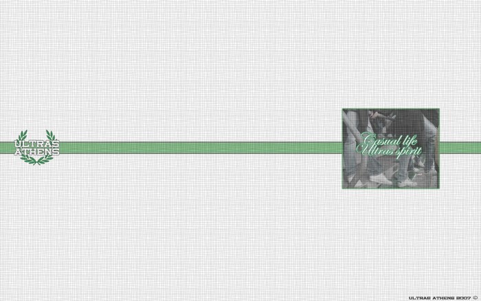 Ultras Athens logo and text on a textured background