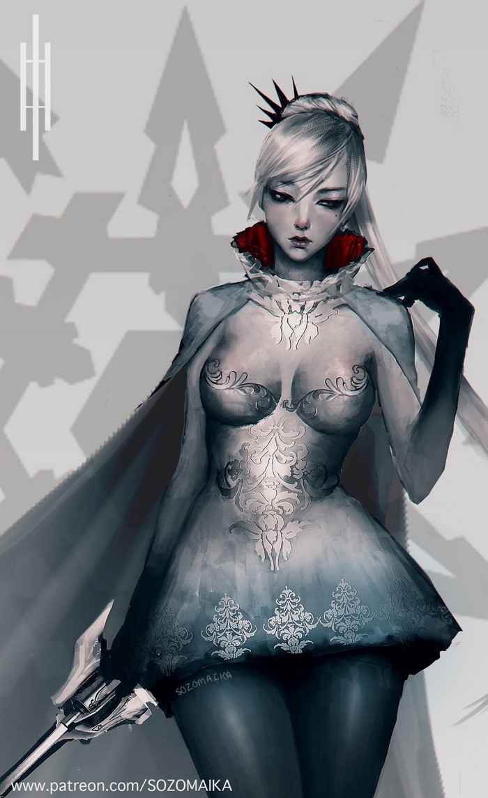 Weiss Schnee from RWBY illustration