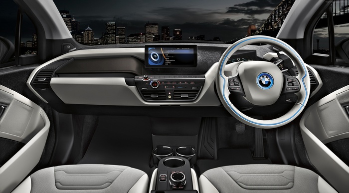 BMW i3 "Carbonight" electric car interior