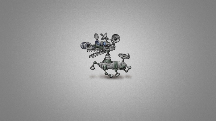 Robot dog with camera and gadgets