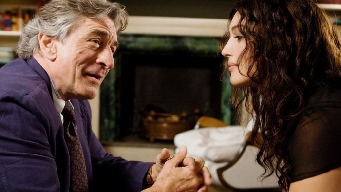Robert De Niro and Monica Bellucci Intense Conversation