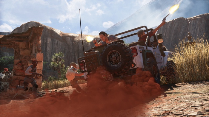 Nathan Drake in Uncharted 4: A Thief's End