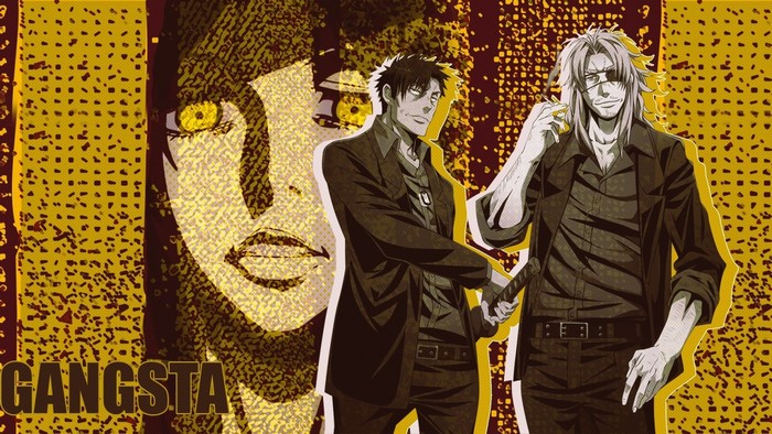 Gangsta Anime Poster with Nicolas Brown and Worick Arcangelo