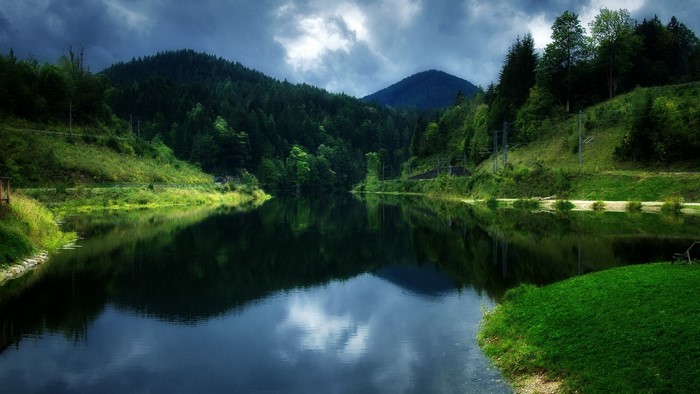 Lake and Forest Reflection