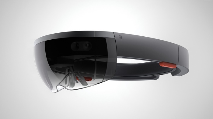 Microsoft HoloLens augmented reality headset