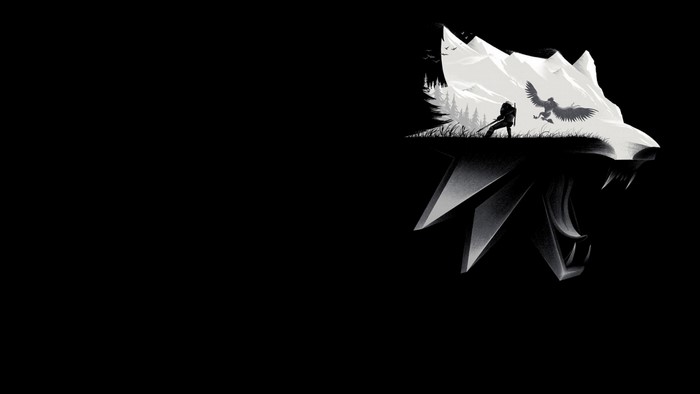 Geralt of Rivia from The Witcher 3 Wild Hunt fighting a griffin