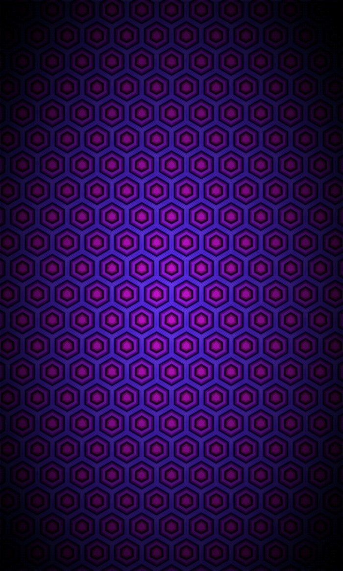 Purple and blue geometric hexagon pattern