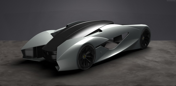 Ferrari 2040 concept car from Ferrari World Design Contest 2016