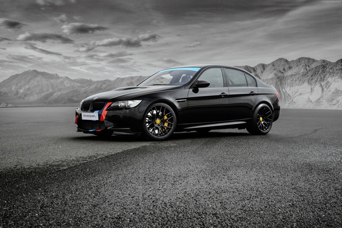 Black BMW M3 Sedan by MR Car Design