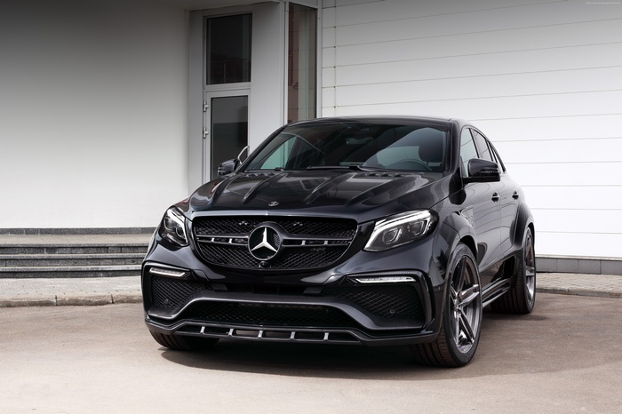 Black Mercedes-Benz GLE Coupe
