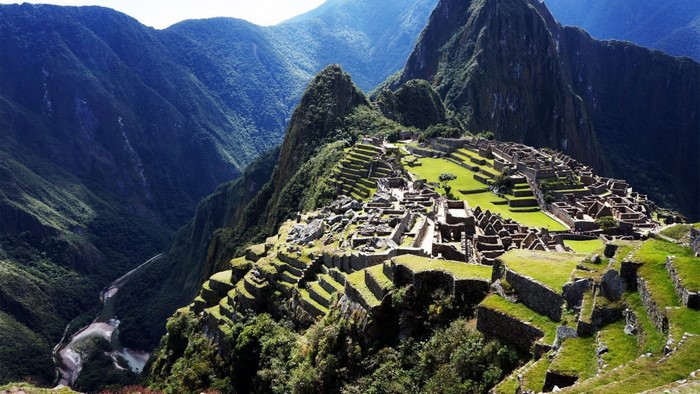Machu Picchu ancient Inca citadel in Peru