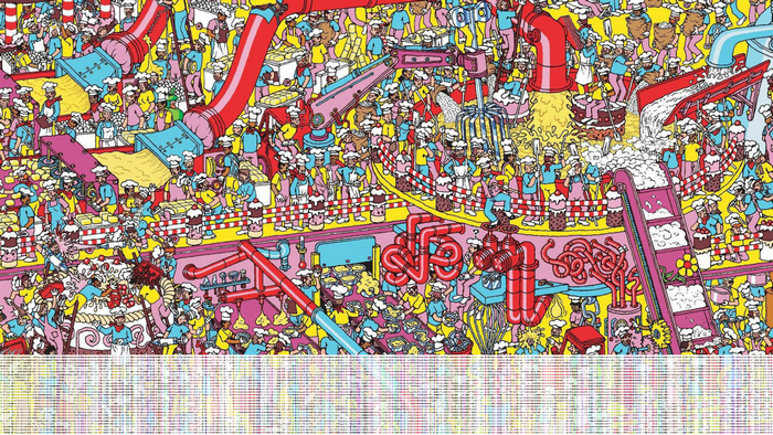 Waldo in a Candy Factory