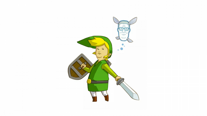 Hank Hill as Link from The Legend of Zelda