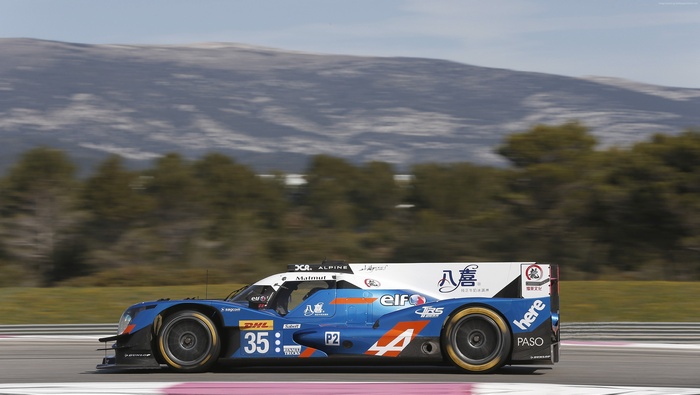Alpine A460 race car with number 35