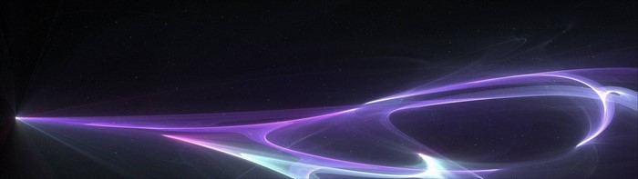 Abstract Cosmic Wave with Light and Fractal Circles