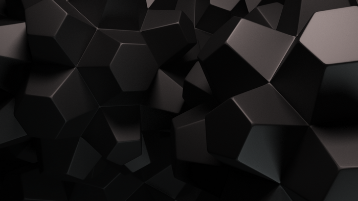Abstract dark geometric shapes