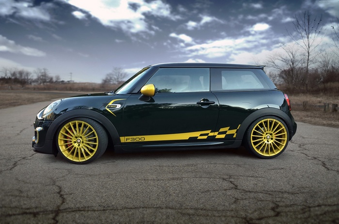 Manhart Racing Mini F300 with yellow accents