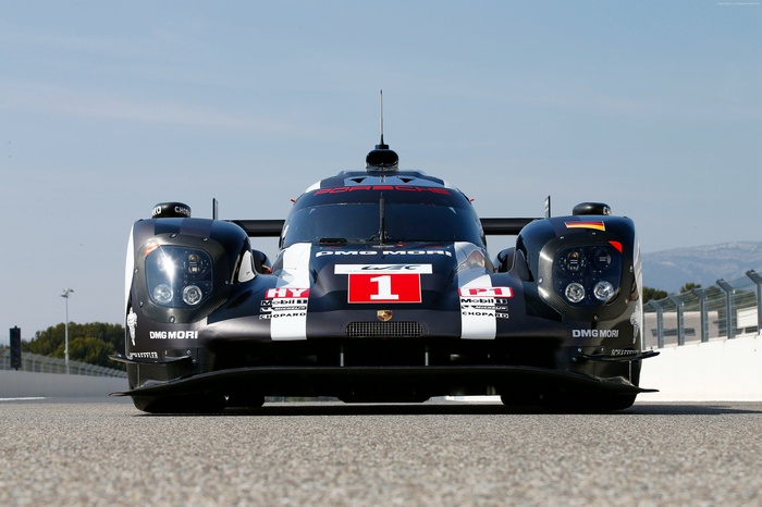 Porsche 919 Hybrid race car with number 1
