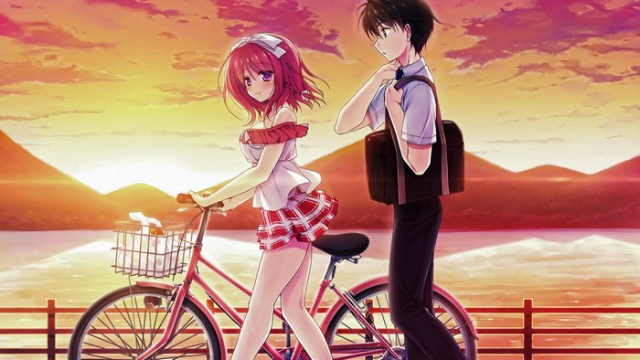 Komatsu Rina and boy from Kimi no Tonari de Koishiteru