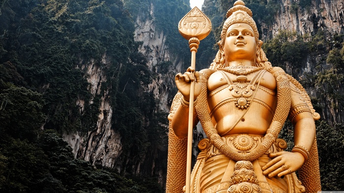 Lord Murugan Statue in Malaysia