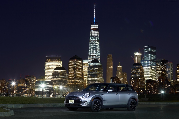 MINI Cooper S Clubman ALL4 in New York City at Night