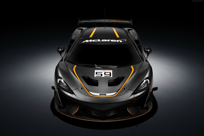McLaren 570S GT4 race car with number 59