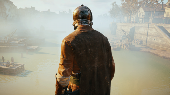Assassin's Creed Unity Arno Dorian on a foggy morning