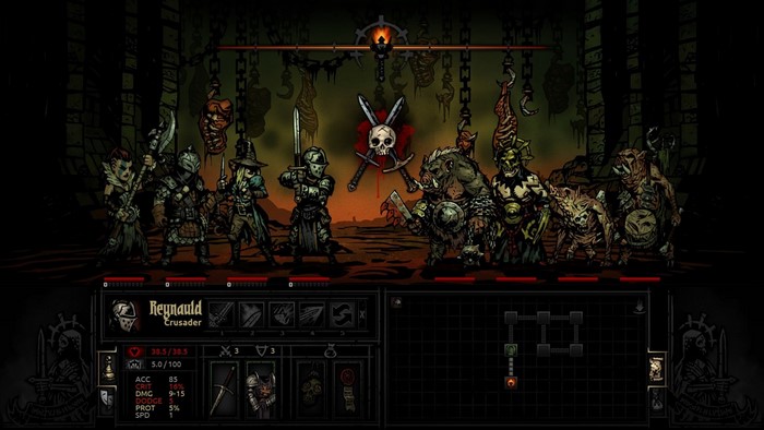 Reynauld the Crusader from Darkest Dungeon