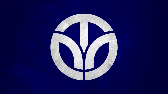 Fukui Prefecture flag symbol illustration