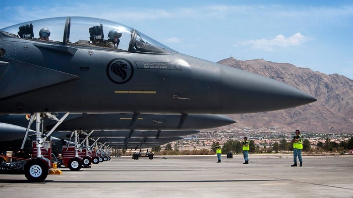 Republic of Singapore Air Force F-15 Strike Eagles on tarmac