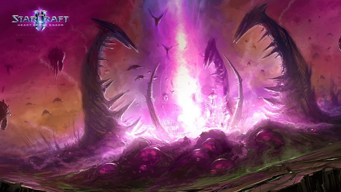 StarCraft II Heart of the Swarm Zerg Environment