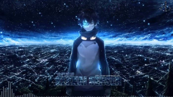 Leonardo Watch from Kekkai Sensen in a starry night city