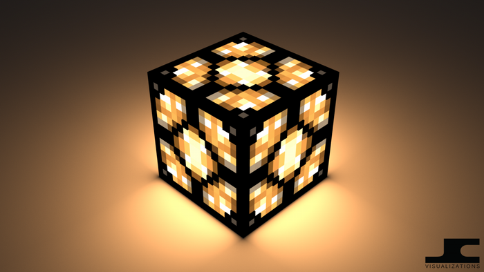 Redstone Lamp from Minecraft