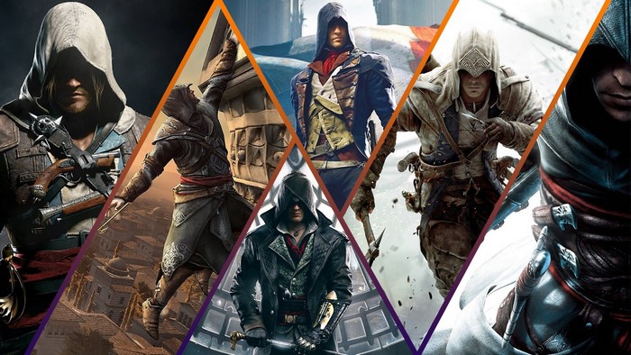 Assassins Creed characters montage
