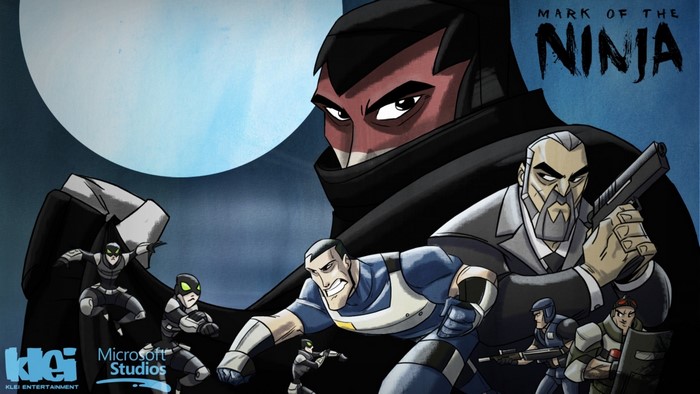 Mark of the Ninja characters with logos