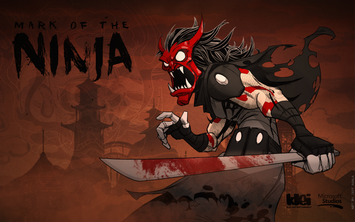 Mark of the Ninja video game illustration