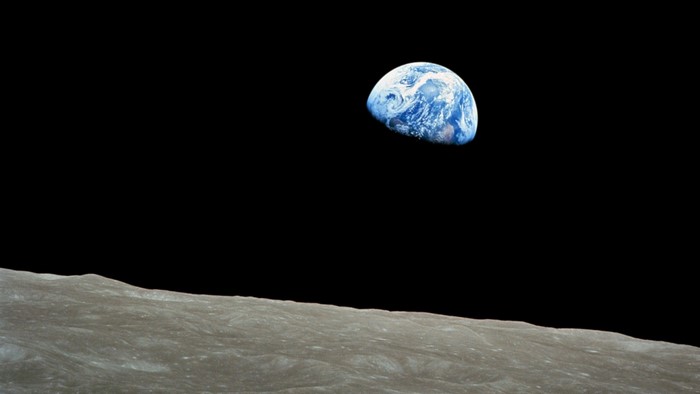 Earth seen from the Moon