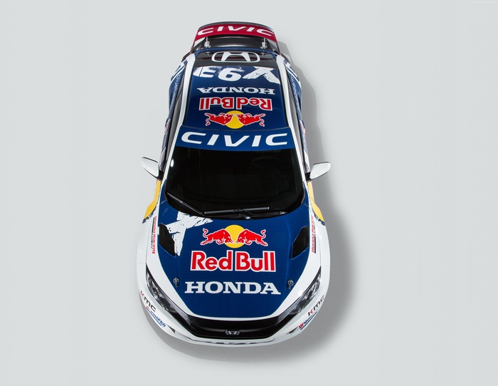 Red Bull Honda Civic Coupe Rallycross car